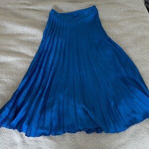 Zara pleated maxi skirt